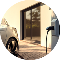 蓄電池として使えるので災害時も安心